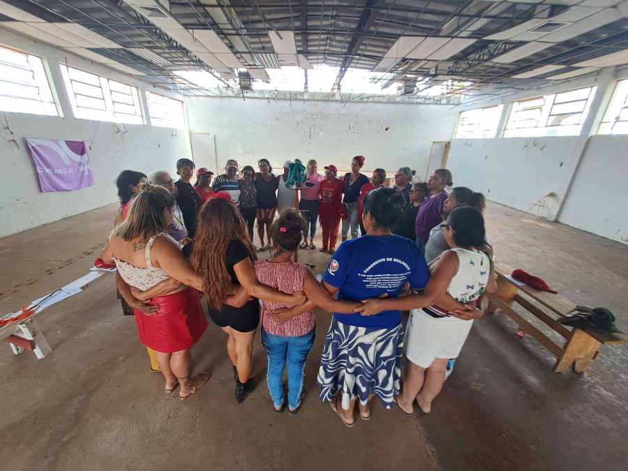 Jornadas de autocuidado e cuidado coletivo entre CFEMEA e Mulheres do Movimento de Trabalhadoras e Trabalhadores Rurais Sem Terra (MST) do Distrito Federal e Entorno